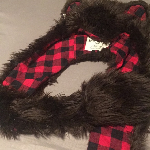 SpiritHoods Accessories Brown Bear Spirit Hood Flannel Poshmark
